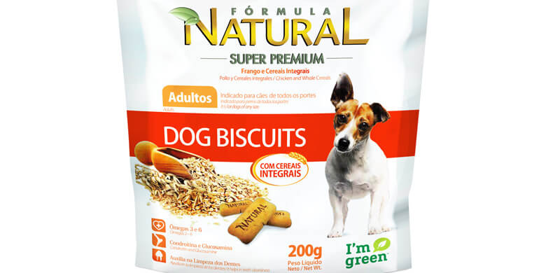 petisco fórmula natural dog biscuits