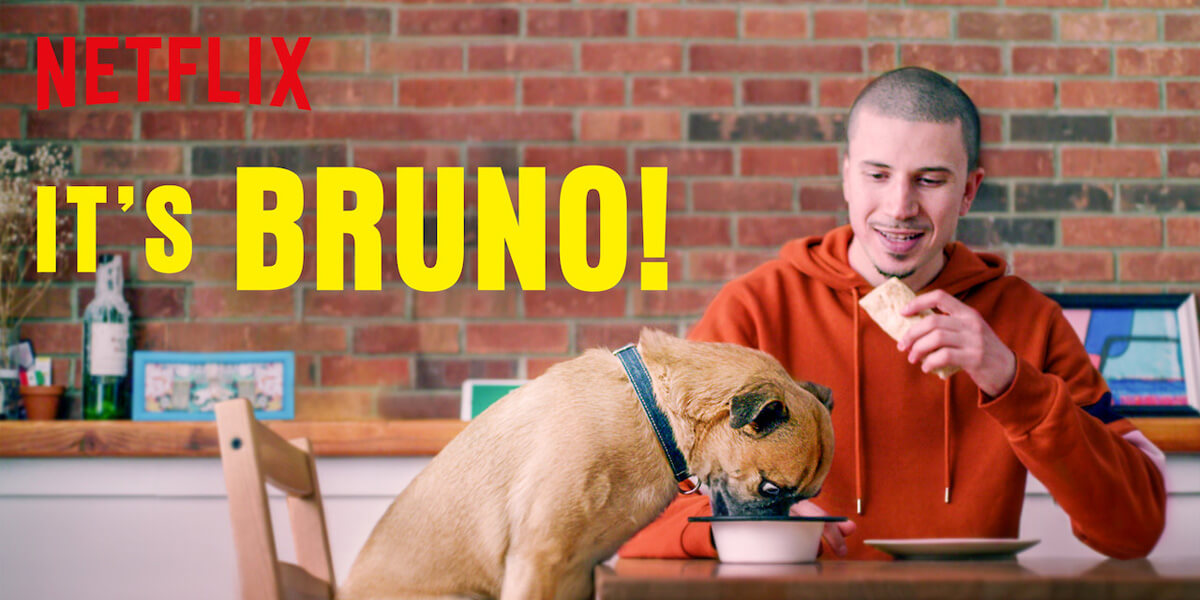banner da série "It's Bruno" da Netflix