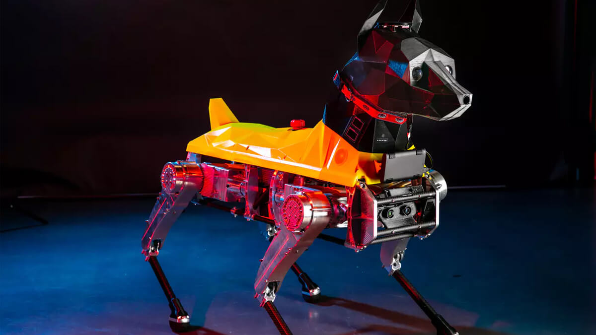 foto do astro, um cachorro robô com inteligência artificial